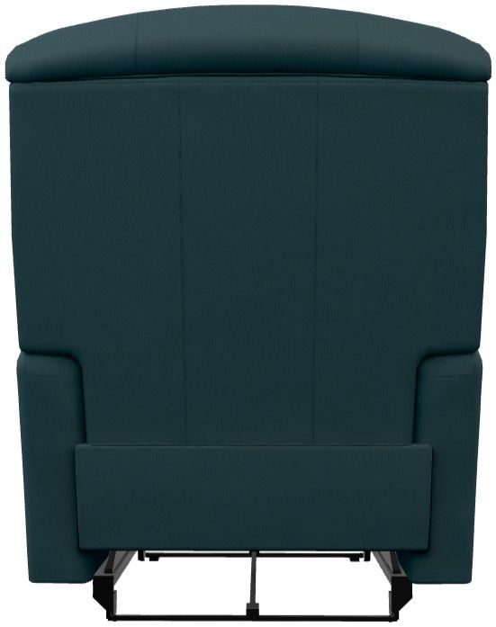 La-Z-Boy® Reed Arctic Blue Leather Manual Wall Recliner-4