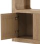 Dovetail Furniture Leandra Weathered Natural Bookcase-5