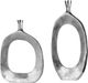 Uttermost® Cierra 2-Piece Nickel Vase Set-0