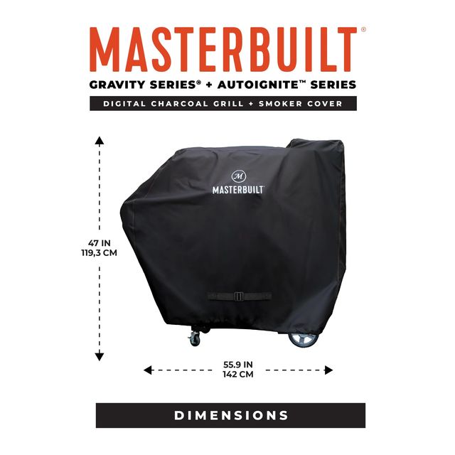 Small Digital Charcoal Grill and Smoker Grill Cover-1