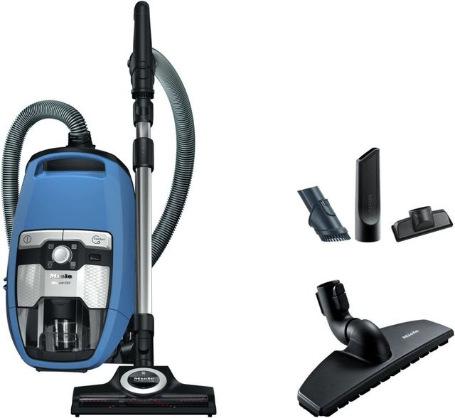 Miele Blizzard CX1 TurboTeam Tech Blue Bagless Canister Vacuum - BLIZZARD CX1 TURBO TEAM-4