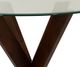 Powell® Trimble Auden Glass Top Pub Table with Espresso Base-3