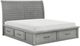 Homelegance® Logandale Antique Gray Queen Storage Sleigh Bed-0
