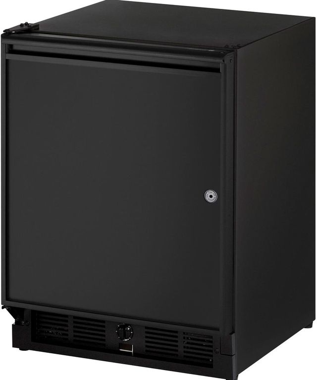 U-Line® ADA Series 3.3 Cu. Ft. Black Compact Refrigerator-0