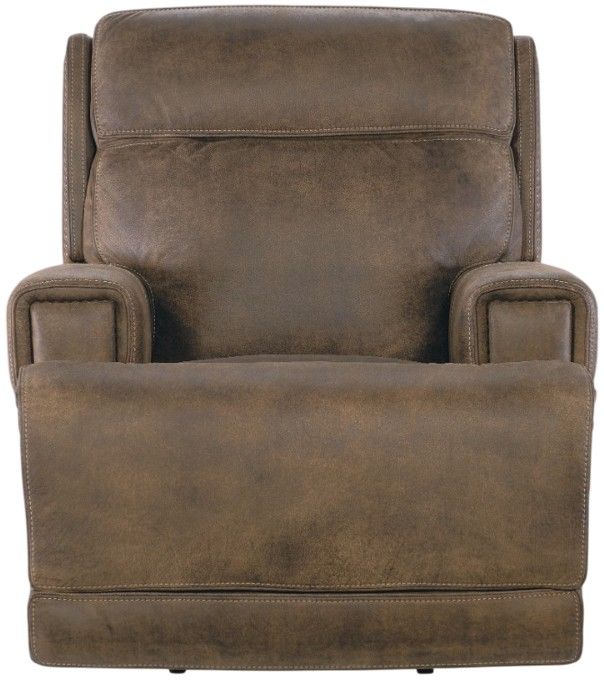 Hooker® Furniture MS Wheeler Seville Timber Leather Power Zero Gravity Recliner with Power Headrest-2