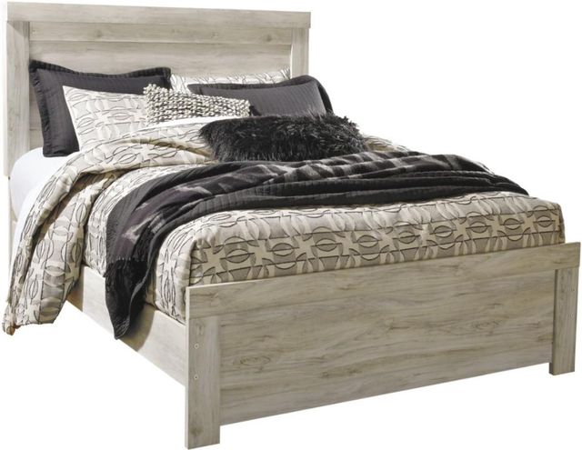 Signature Design by Ashley® Bellaby 2-Piece Whitewash Queen Panel Bed Set-1