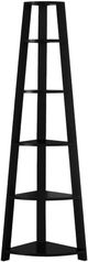 Monarch Specialties Inc. Black Corner Accent Etagere-1