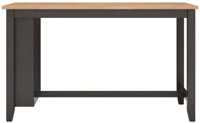 Signature Design by Ashley® Gesthaven Natural Counter Height Dining Table with Dark Brown Base-2