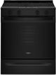 Whirlpool® 30" Black Slide In Electric Range with Air Cooking Technology-0