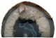 A & B Home Brown/Gray Cut Base Agate Ends Decorative Object-1