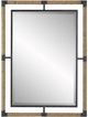 Uttermost® Melville Black/Brown Mirror-0