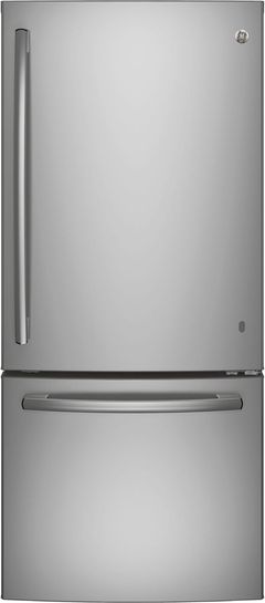 GE® 20.9 Cu.Ft Stainless Steel Bottom Freezer Refrigerator
