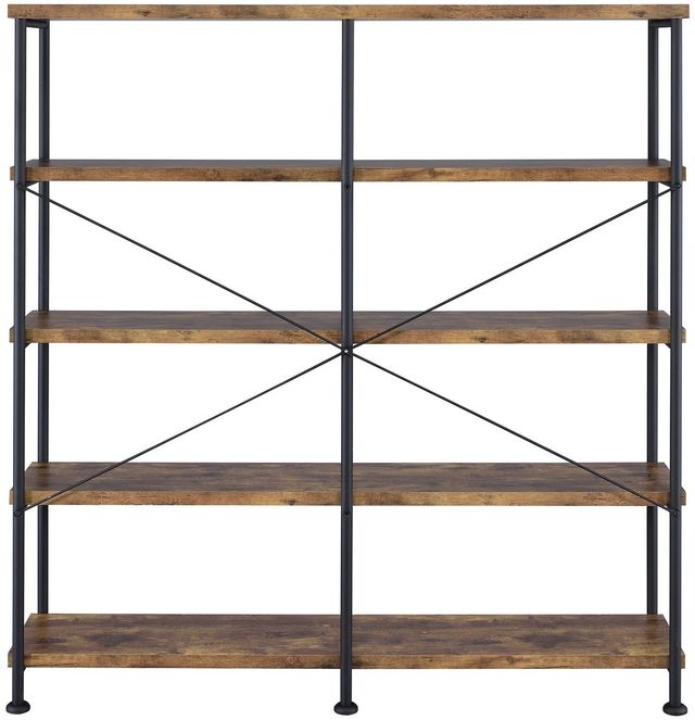 Coaster® Analiese Antique Nutmeg Open Bookcase-2