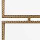 Crestview Collection Soleil Gold Wall Mirror-2