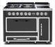 Viking® Tuscany 48" Cast Black Pro Style Dual Fuel Range-0