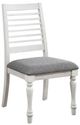 Furniture of America® Calabria 2-Piece Antique White/Gray Counter Chair Set-0