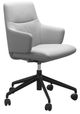 Stressless® by Ekornes® Customizable Mint Large Low Back Home Office Arm Chair-0