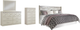 Signature Design by Ashley® Dreamur 4-Piece Champagne King/California King Panel Headboard Set-0