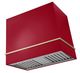 AGA Loge 48" Mineral Green Wall Mounted Range Hood with Antique Brass Trim-0
