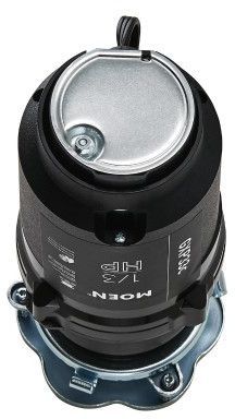 Moen® GX PRO Series 0.33 HP Continuous Feed Black Garbage Disposal-2