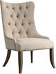 Hooker® Furniture Rhapsody Aurora Ecru/Walnut Upholstered Dining Side Chair-0