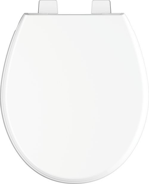 DELTA Wycliffe® White Round Front Slow-Close Toilet Seat-3