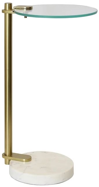 Stylecraft Lever Gold Side Table-0
