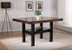 Coaster® Patterson Brown Counter Height Dining Table with Black Base-4