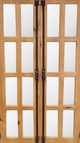 Vintage Furniture Panel Vitrine with Mirror-2