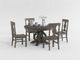 Mazin Furniture Toulon Oak Round Dining Table-3