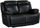 Bassett® Furniture Club Level Evo Graphite Leather Power Reclining Loveseat-0