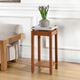 Stylecraft Norman Wyatt Home Cement Gray/Zebra Cherry Plant Stand-1