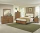 Vaughan-Bassett Transitions Dark Oak Queen Upholstered Bed-2