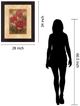 Classy Living Crimson Poppies Trio Wall Art-1