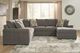 Signature Design by Ashley® Rosston 3-Piece Espresso U-Shaped Sectional and Chaise-1
