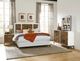Homelegance® Oslo Walnut/White California King Panel Bed-1