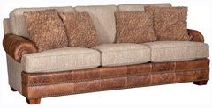 Mayo Customizable 1187LF Leather and Fabric Sofa