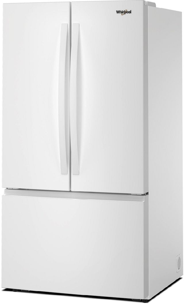 Whirlpool® 36" 30.5 Cu. Ft. White French Door Refrigerator with Internal Water Dispenser-3