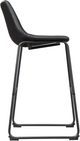 Signature Design by Ashley® Centiar Black Tall Upholstered Barstool- Set of 2-2
