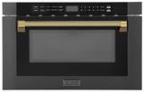 Black Stainless Steel-Polished Gold