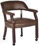 Steve Silver Co. Tournament 6-Piece Brown/Medium Cherry Dining Game Table Set-4