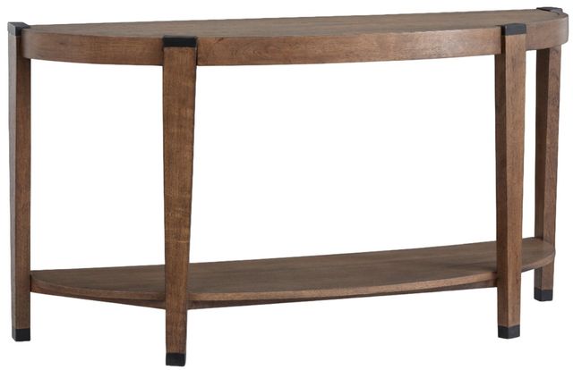 Magnussen Home® Kaysen Wallaby Demilune Sofa Table-0