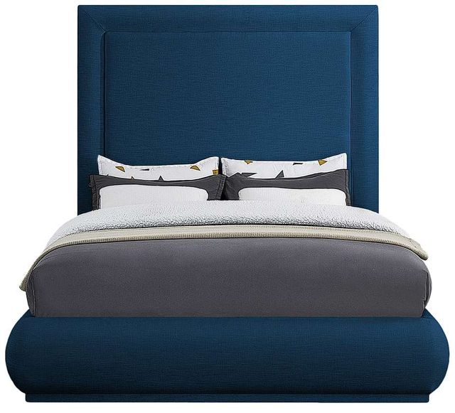 Meridian Furniture Brooke Navy King Bed-1