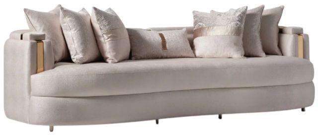 Michael Amini® Carmela Mansion Almond/Gold Sofa-0