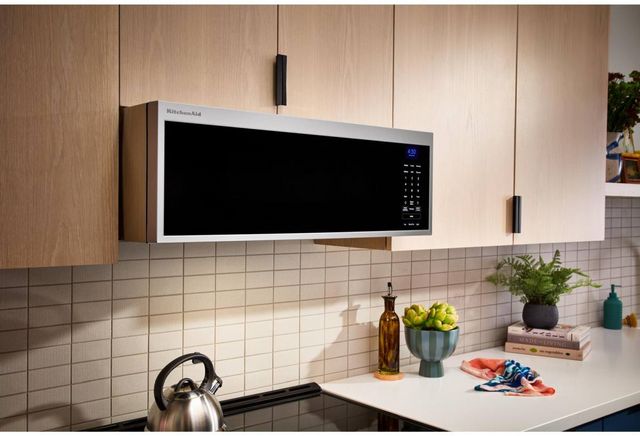 KitchenAid 30" Fingerprint Resistant Stainless Steel 1.1 cu. ft. Over the Range Microwave-8