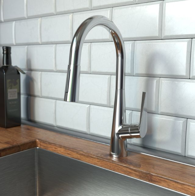 Hansgrohe Talis S Chrome 2-Spray Pull-Down HighArc Kitchen Faucet-1