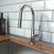 Hansgrohe Talis S Chrome 2-Spray Pull-Down HighArc Kitchen Faucet-1