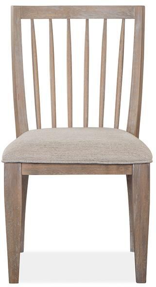 Magnussen Home® Ainsley Cerused Khaki Upholstered Chair-0