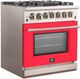 FORNO® 30" Red Pepper Range Door-2