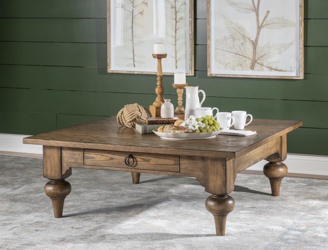 Legacy Classic Vintage Market Barnwood Oak Cocktail Table-2